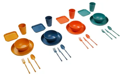 Image de Set de couverts de pique-nique Regatta pour 4 personnes (28 pièces)