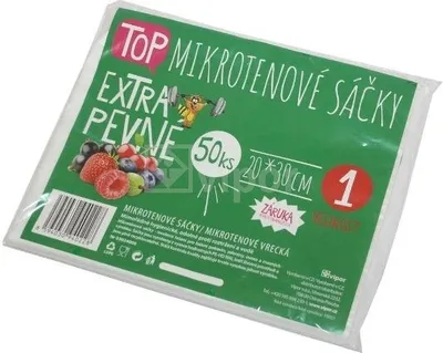 Zdjęcie produktu dla Woreczki z folii mikrotenowej 20 x 30 cm, 50 sztuk, przezroczyste, TOP EXTRA