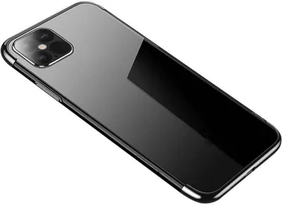 Zdjęcie produktu dla Clear Color case żelowy pokrowiec etui z metaliczną ramką Xiaomi Redmi Note 11S / Note 11 czarny