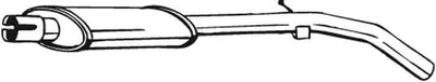 Produktbild von Bosal Mittelschalldämpfer  148-121