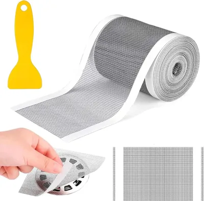 Obrázok produktu pre Sitko na vlasy do odtoku 10 cm x 10 m, pre sprchu a vaňu