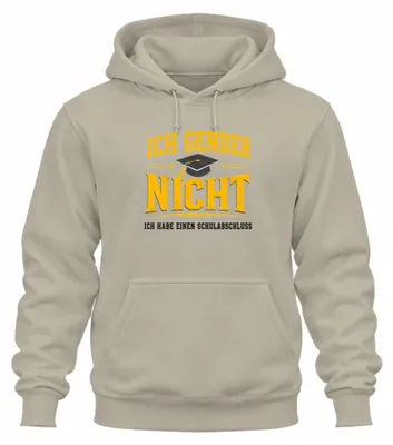 Productafbeelding van Ik ben geen gender. Ik heb een hoodie met een opdruk die sarcasme uitdrukt. Natuur, S