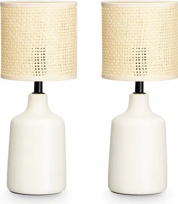 Obrázek produktu pro Stolní lampa bílá 60 W 2 kusy