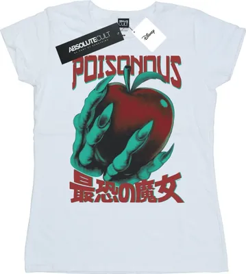 Produktbild von Disney - "Poisonous" T-Shirt für Damen BI44518 (M) (Weiß)
