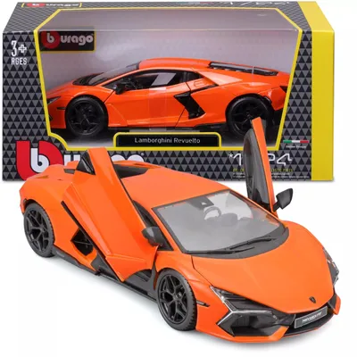 Obrázek produktu pro BBURAGO Lamborghini Revuelto, Model supersportovního automobilu, Sestavený, 1:24, Lamborghini Revuelto, Jakékoliv pohlaví, Kov, Plast