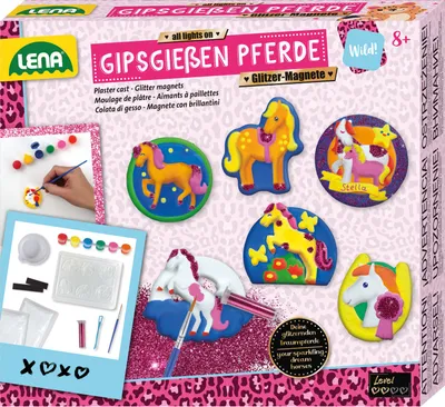 Produktbild von Lena 42710, Guss-/Mal-Set für Kinder, 8 Jahr(e), Mehrfarbig