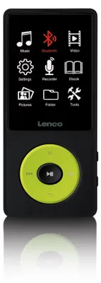 Produktbild von Lenco Xemio-860GN - MP3/MP4-Spieler mit Bluetooth® und 8 GB internem Speicher - Grün