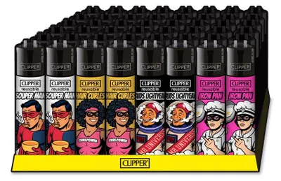 Produktbild von 48x Clipper Reibrad Feuerzeug | Everyday Heroes | nachfüllbar