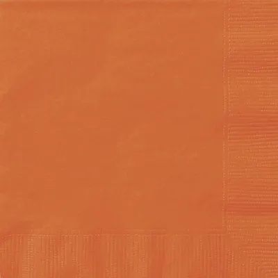 Produktbild von 20 grosse Servietten orange 33 x 33 cm