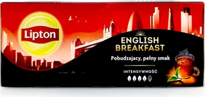Produktbild von Lipton Schwarztee English Breakfast, 25er Pack