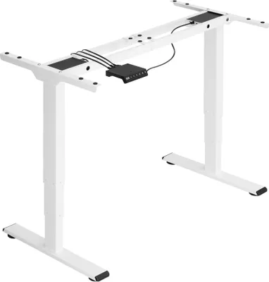 Obrázek produktu pro Výškově nastavitelný rám stolu Twain 110-168x60x60-125 cm - bílý