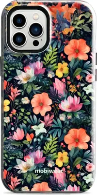 Produktbild von Handyhülle für iPhone 12 Pro Max, Mobiwear Elite Pro, Bunt-Blumig