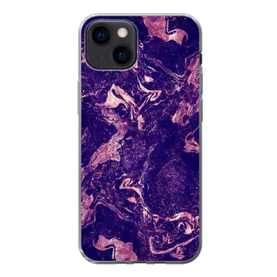 Produktbild von MuchoWow® Handyhülle Schutzhülle Hülle für iPhone 13 mini Marmor - Naturstein - Mineralien Silikon Softcase Handy Hülle - Softcase