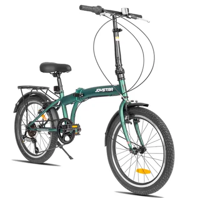 Produktbild von JOYSTAR Klapprad 20 Zoll leicht und praktisch Klappfahrrad für Erwachsene und Studenten mit 6-Gang-Schaltung, Doppel-V-Bremsen und leichtem Rahmen