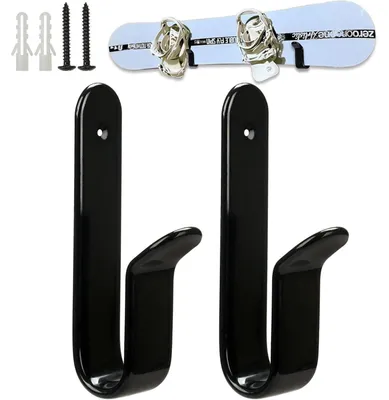Obrázek produktu pro Držák na prkno, vhodný pro snowboard, skateboard, lyže, longboard, 2 kusy