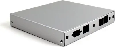 Produktbild von Gehäuse für ALIX.2/6 & APU2D0, 2x LAN, 1x USB, 3x WLAN, silbern