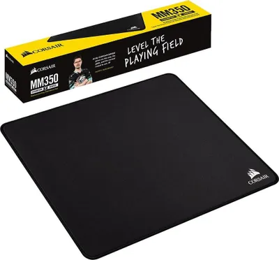Obrázok produktu pre Corsair MM350, Čierna, Jednofarebné, Textília, Herná podložka pod myš