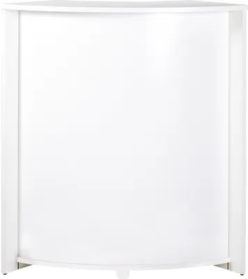 Produktbild von SIMMOB Barschrank Getränkeschrank Schrank Empfangstheke Bar H104,8 x B96,7 cm, Farbe:Weiß