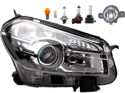 Produktbild von Scheinwerfer passend für Nissan Qashqai J10 03/10- D1S R +Nebel+Leuchtmit. 26010BR60A 26010BR60B 26010BR62A 8200002470 2615089925 26150AU Johns