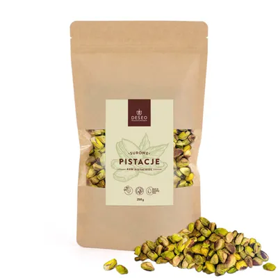Zdjęcie produktu dla Pistacje SUROWE 250g DESEO