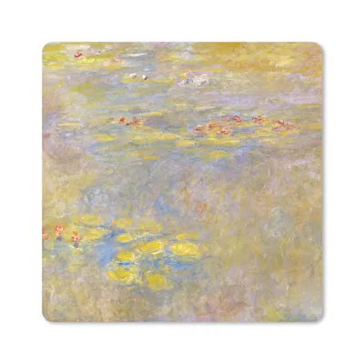Produktbild von MuchoWow® Mauspad Mousepad Seerosen - Claude Monet 20x20 cm - Mousepads - Maus Mat - Pad - Mausunterlage - Desk Mat - Bureauartikeln