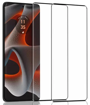 Produktbild von 2-Pack Motorola Edge 50 Pro Displayschutzfolie - Gehärtetes Glas 9H - Super Qualität 3D