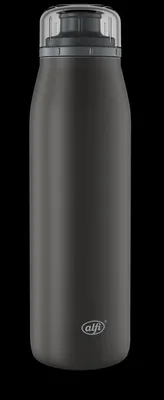 Immagine prodotto di alfi ISO BOTTLE, borraccia velvet nera opaca – Set vantaggioso con spazzola per la pulizia CLEAN FIX da 30 cm | Codice prodotto: HAN 5677232050 | Codice EAN: 4002458524608