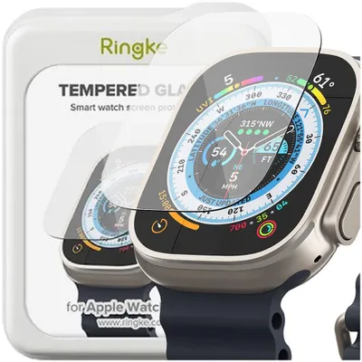 Productafbeelding van Tepelné Sklo Ringke Id Fc Glass, 4 stuks, voor Apple Watch Ultra 1 / 2 (49 mm), transparant