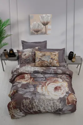 Produktbild von L'Essentiel Linge de Maison, 469, King-Size-Bettbezug-Set (FR), Grau, 100 % POLYESTER-MICROSATIN, 240 x 220 cm