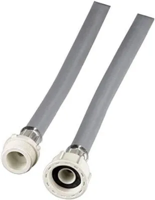 Image de Raccord pour bouche d'incendie à eau froide - 2,5 m - gris/blanc - 1 pièce