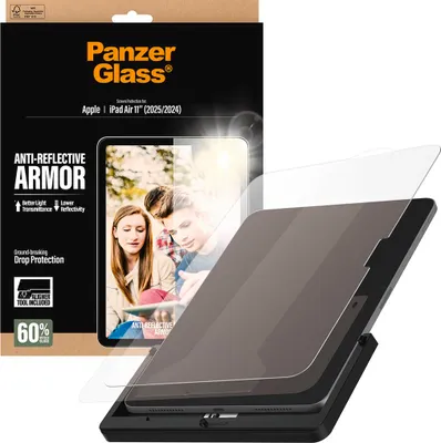 Produktbild von PanzerGlass ® Anti-Reflective Armor Displayschutz iPad Air 11" (2024-2026) | Ultra-Wide Fit m. FASTFIT TOOL, Apple, Apple - iPad Air 11" (2025), Apple - iPad Air 11" (2024), Apple - iPad Air 11" (2026), Trockene Anwendung, Kratzresistent, Schockresistent, Transparent, 1 Stück(e)