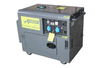 Produktbild von Varan Motors - 92631 GENERATOR STROMERZEUGER STROMAGGREGAT NOTSTROMAGGREGAT 5,5kW 2x230V+12V DIESEL