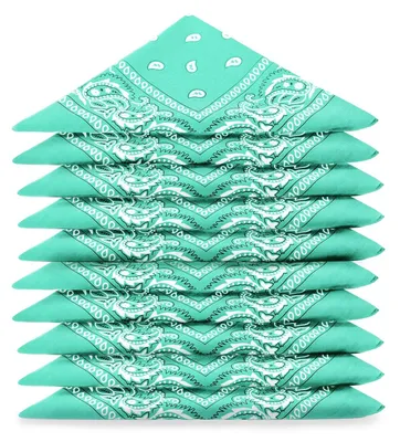 Immagine prodotto di Bandana in cotone 100%, con motivo paisley, disponibile in 20 colori
