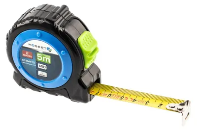 Produktbild von Maßband 5m 19mm Stahl Högert Technik – Bandmaß Bau