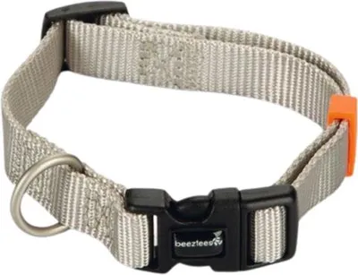 Produktbild von Beeztees Uni - Hundehalsband - hellgrau - 26-40 cm x 15 mm