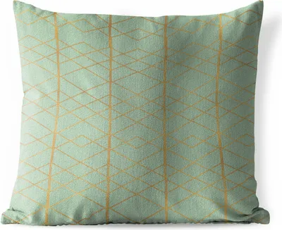 Produktbild von MuchoWow® Outdoor Kissen - Muster - Linie - Luxus - 50x50 cm - Wetterfest - Lounge Kissen - Komfortabel - Kissen mit Bild