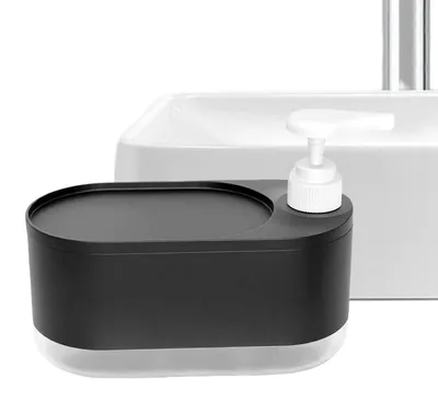 Productafbeelding van Afwasmiddel Dispenser met Sponshouder Organizer voor Keuken
