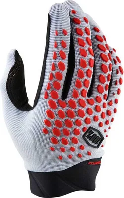 Productafbeelding van 100% Geomatic fietshandschoenen, grijs/rood, maat L