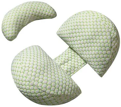Zdjęcie produktu dla Unyqoos® Ergonomiczna poduszka do ciąży w kształcie litery U – regulowana podpora dla brzucha, pleców, nóg i bioder, hipoalergiczna, elastyczna, pusta wkładka z bawełny, pokrowiec w 100% z bawełny