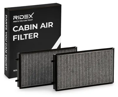 Produktbild von RIDEX 424I0278 Innenraumfilter Pollenfilter für BMW 7 (E65, E66, E67) Aktivkohle