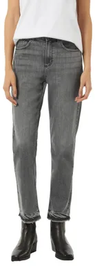 Produktbild von COMMA Straight-Leg-Jeans mit gefranstem Saum