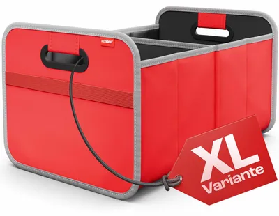 Produktbild von Kofferraum Organizer – Faltbare Auto Faltbox mit 35L Volumen – Stabil & belastbar mit verstärktem Boden – Netztasche für Zubehör – Platzsparend faltbar – Auto Aufbewahrungsbox