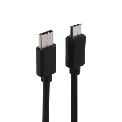 Zdjęcie produktu dla Adapter kabla USB typu C do micro USB USB C 30 cm czarny