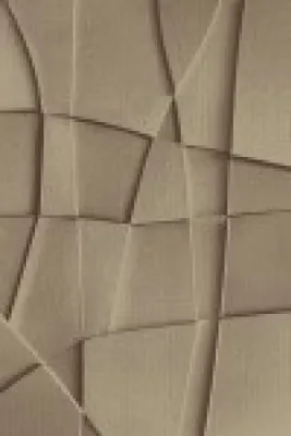 Immagine prodotto di Tappeto da salotto moderno e facile da pulire con aspetto 3D in marrone Dimensioni - 120 x 170 cm
