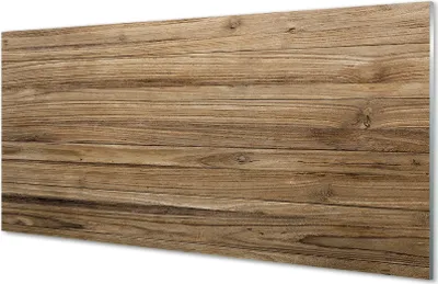 Produktbild von Glasbilder 120x60 Wandkunst Holzplattenstruktur