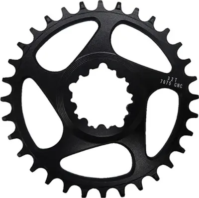 Produktbild von First Direct Mount Round 0 Mm Offset Kettenblatt Schwarz 32t Schwarz 32t