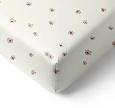 Produktbild von Petite Amélie Spannbettlaken Pansy 80 x 160 cm - Beige
