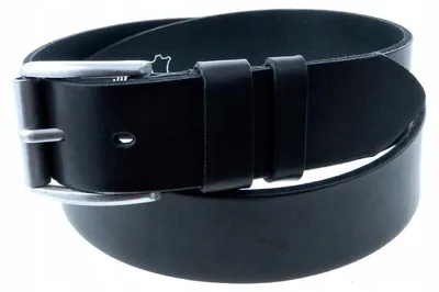 Produktbild von Arucce Klassischer Ledergürtel Schwarz 90 cm