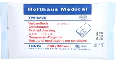 Produktbild von Holthaus Medical Ypsisave Verbandtuch 60 x 80 cm steril, 1 St. Tücher