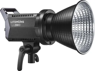 Produktbild von Godox Litemons LA200D Studio LED-Videoleuchte 230 W Fotografie Licht Lampe 5600 K Farbtemperatur 8 FX Lichteffekte CRI96+ TLCI97+ Bowens Mount APP Fernbedienung fuer Home Studio Vlog Live Streaming Portrait Produkt Hochzeitsfotografie